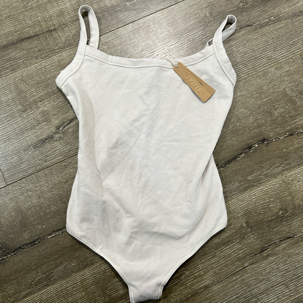 Skims cotton jersey bodysuit